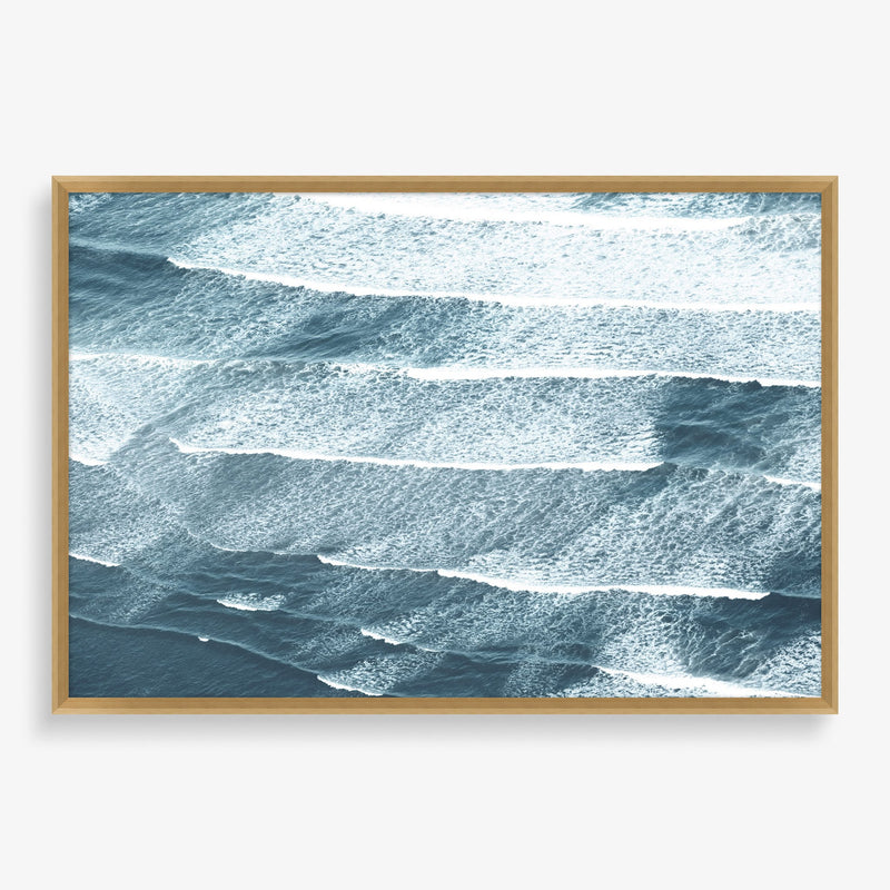 Large wall art ocean waves photography piece