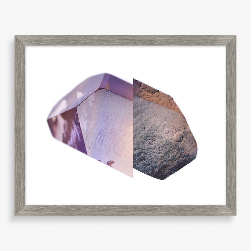 Large wall art featuring crystal and moon rock design 